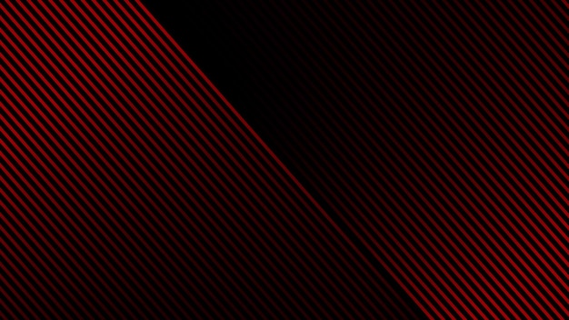 Abstract black and red stripes line gradient background for backdrop or presentation