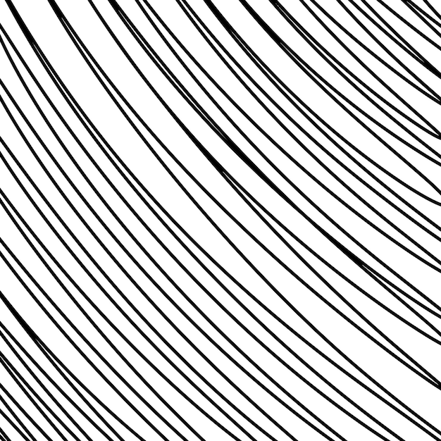 Abstract black and white background of black lines pattern of black lines on white handdrawn lines abstract background Handdrawn ink pattern and textures set