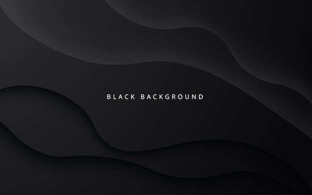 abstract black soft diagonal shape light and shadow wavy background eps10 vector