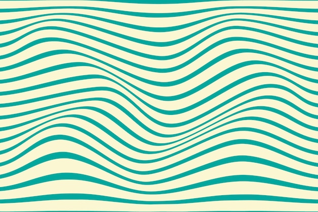 abstract blue and green striped waves on a blue background