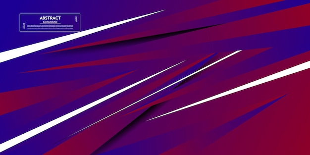 Abstract blue and red gradient triangle background overlapping Dark red and blue gradient