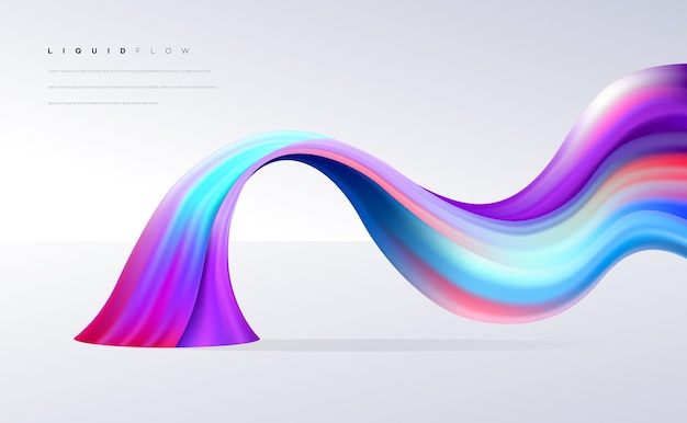 Abstract blue and violet color fluid background