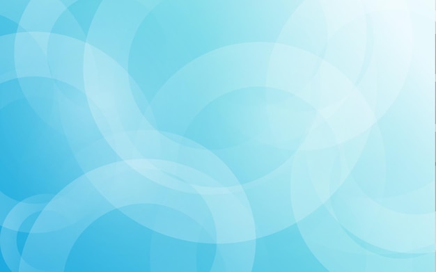 abstract blue circle shape background vector