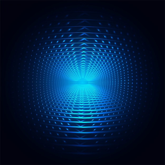 Abstract blue creative swirl lines background illustration vector
