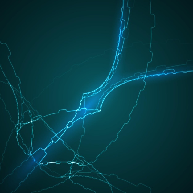 Abstract blue vector illustration