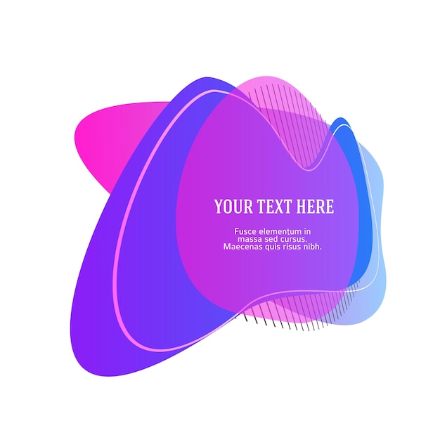 abstract blur shapes color gradient iridescent colors effect soft transition texture for background presentation theme children products vector illustration eps10
