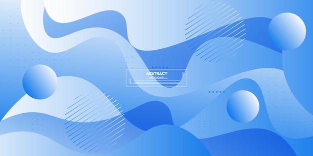abstract bright blue gradient illustration background with simple liquid line and wave pattern