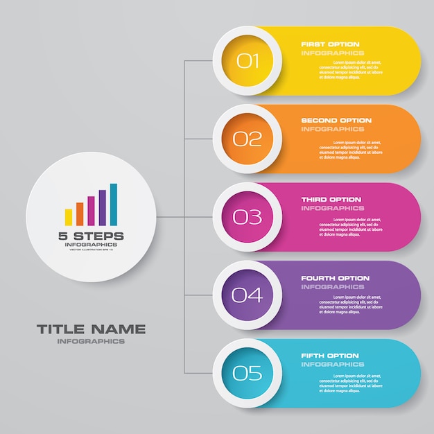 Abstract chart for data presentation.