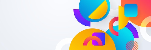 abstract colorful banner background color gradient abstract background with dynamic wave line effect vector abstract graphic design banner pattern background web template