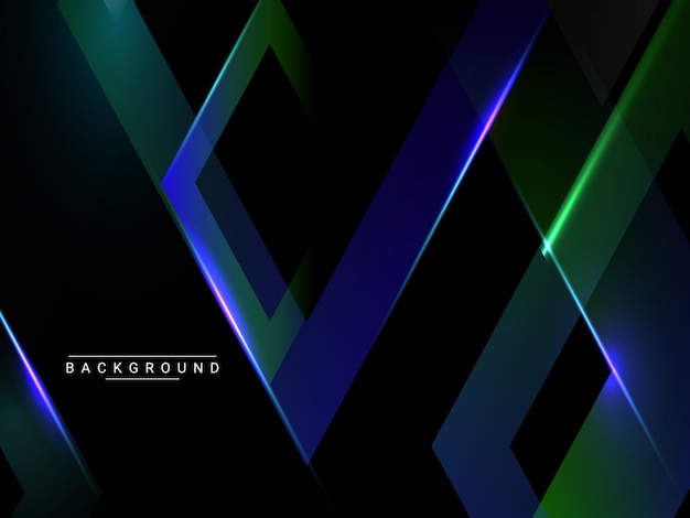 Abstract colorful dynamic elegant geometric design background vector