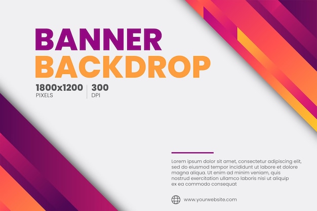 abstract colorful gradient geometric shapes background