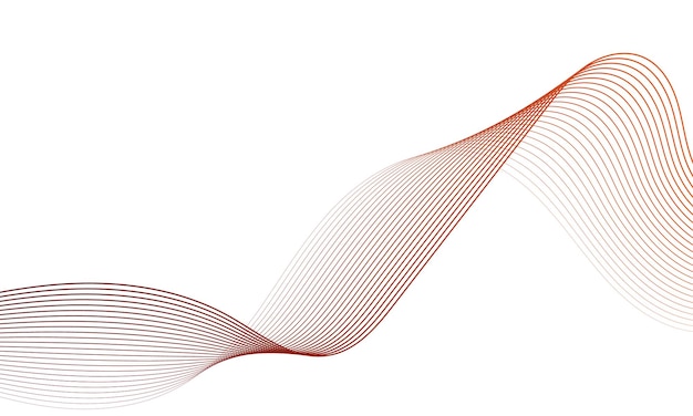 Abstract colorful wave digital element for design.
