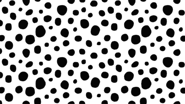Abstract dalmatian dog print pattern vector