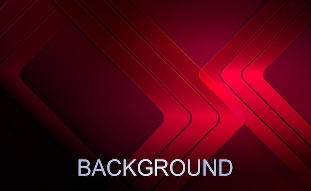 abstract dark composition of red shade set of arrows with rounded corners