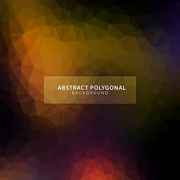 abstract dark low poly triangular background design