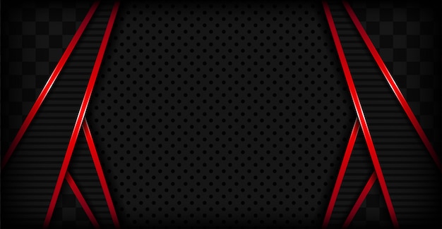 abstract dark paper layer background with red line
