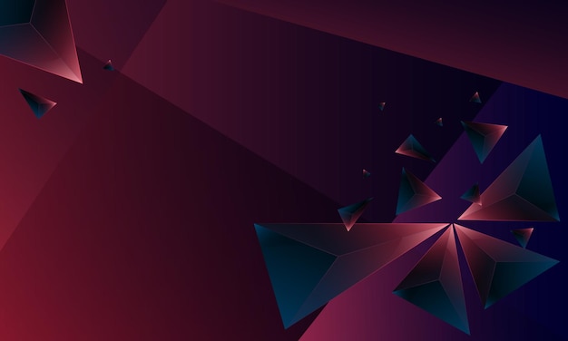 Abstract dark purple background vector overlap layer on dark space for background design.