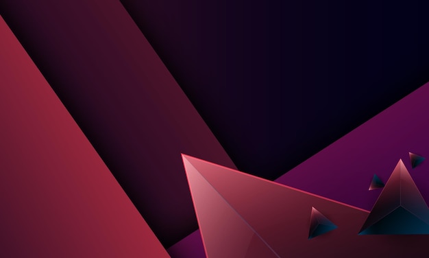 Abstract dark purple background vector overlap layer on dark space for background design.