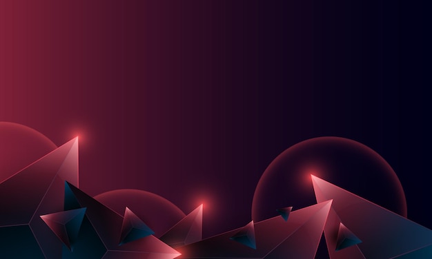 Abstract dark purple background vector overlap layer on dark space for background design.