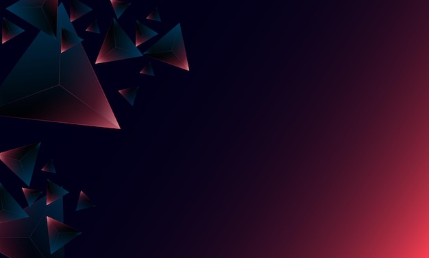 Abstract dark purple polygon triangles shape pattern on background. Illustration Vector design