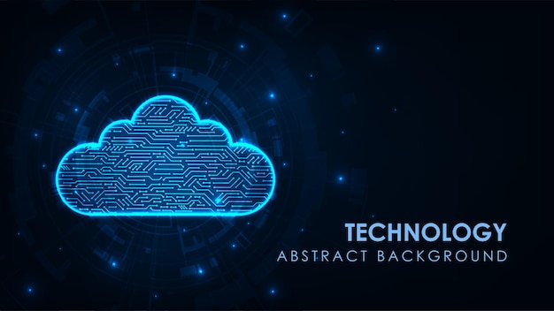 abstract data center network system cloud storage technology concept futuristic big data