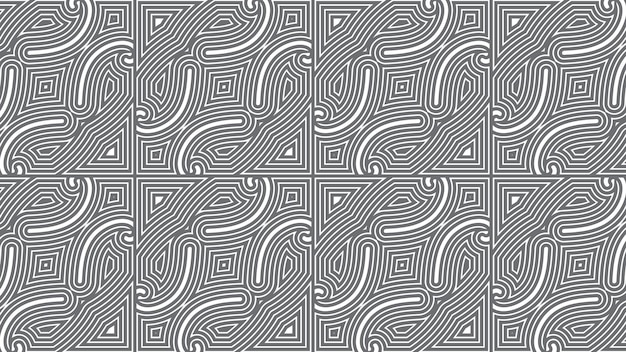 abstract decorative circular seamless pattern