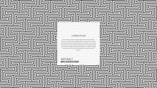 abstract decorative zigzag square lines pattern