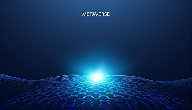 Abstract Digital Hologram big data Mataverse visualization