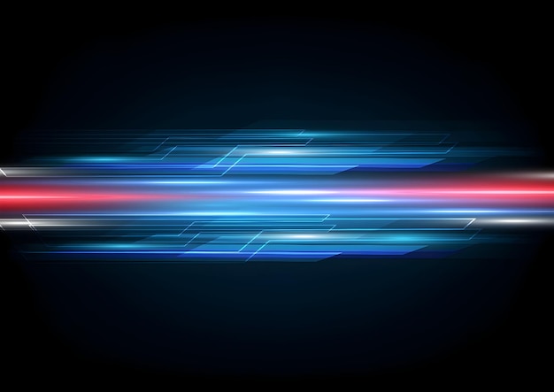 Abstract Digital Light Streaks Background