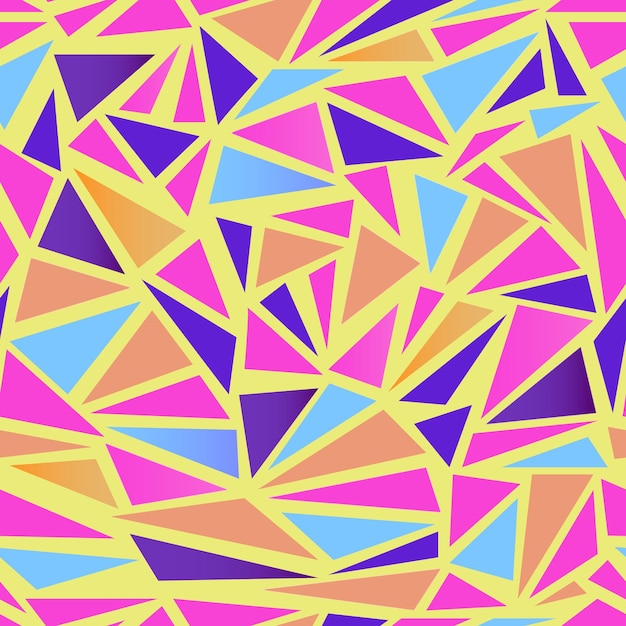 abstract drawing in geometric style classic color with geometric shapes