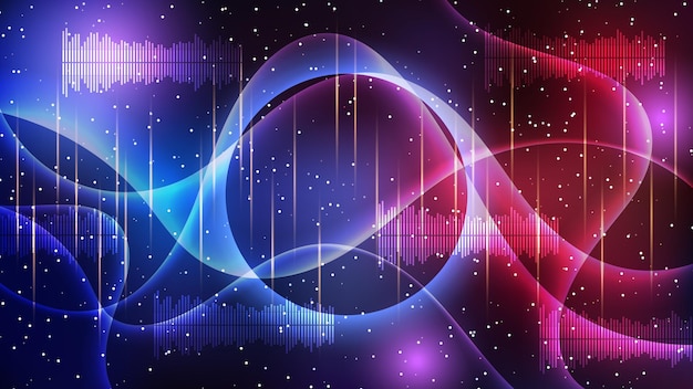 abstract dynamic style vector background