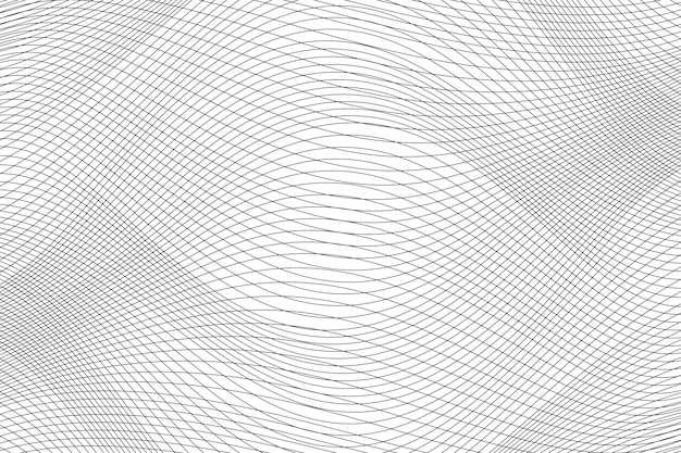 Abstract dynamic wave lines background