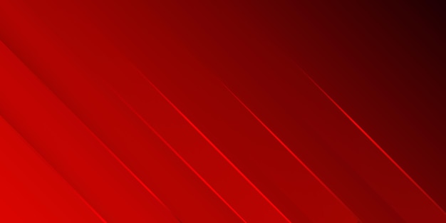 Abstract elegant red gradient background with shiny lines