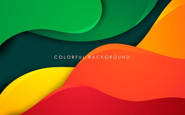 abstract fluid background colorful dimension