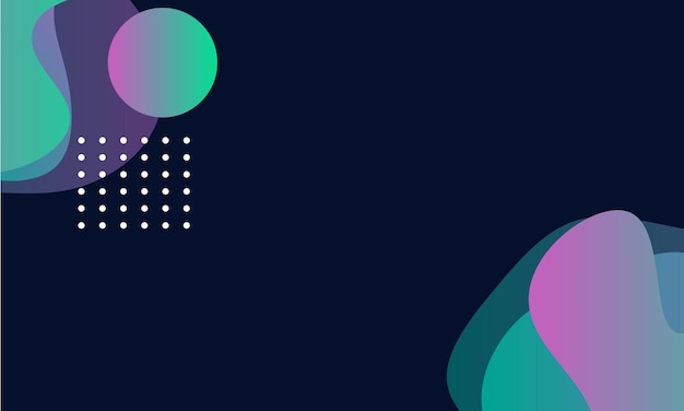 abstract fluid background with colorful gradient