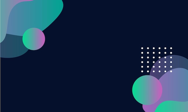 abstract fluid background with colorful gradient