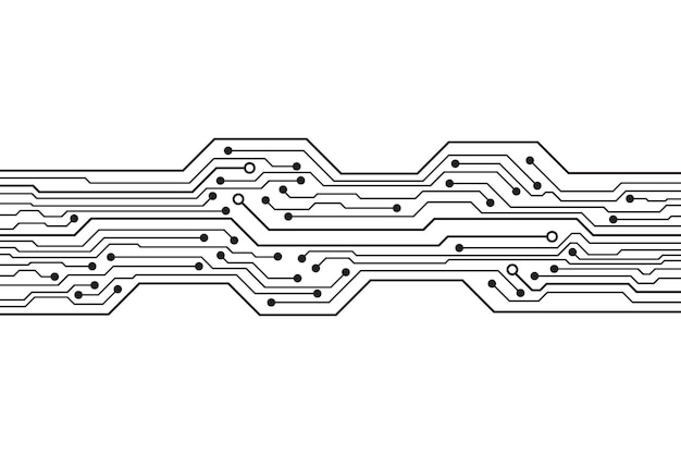 Abstract futuristic circuit board technology background
