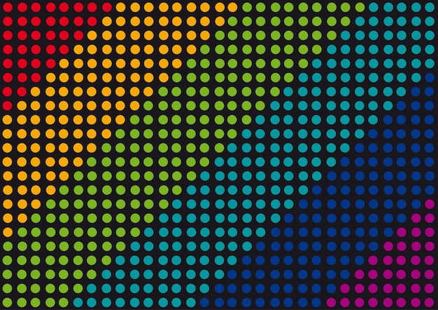 Abstract geometric background dots and circle shapes design