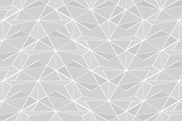 Abstract geometric lines seamless pattern