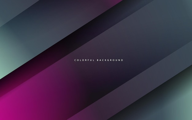 Abstract geometric overlap layer dark color background