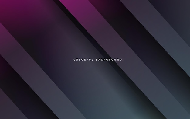 Abstract geometric overlap layer dark color background