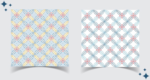 Abstract geometric pattern background vector artwork
