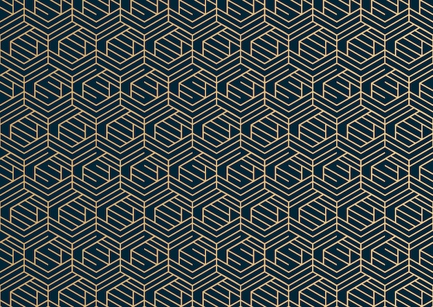 abstract geometric pattern with hexagon shape