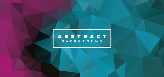 abstract geometric polygonal background low poly abstract banner design