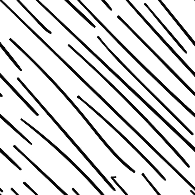 Abstract geometric seamless pattern with diagonal lines. Doodle background.