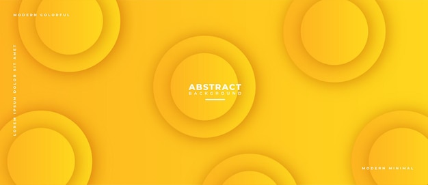 Abstract geometric shapes composition banner