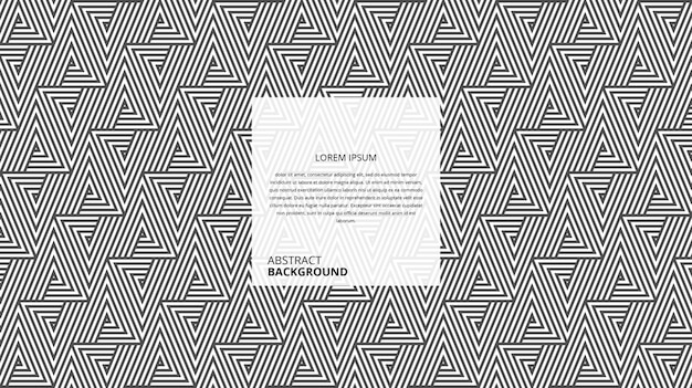 Abstract geometric triangle shape lines pattern