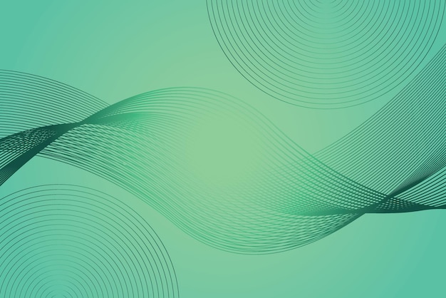 Abstract glowing wave lines wallpaper and background