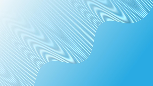 Abstract gradient colorful digital wavy line background