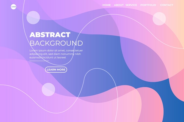 abstract gradient full vector background website